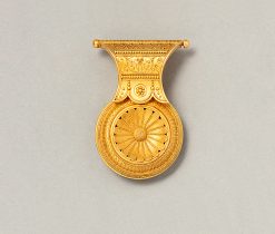 neo etruscnan gold and micromoisac bulla pendant