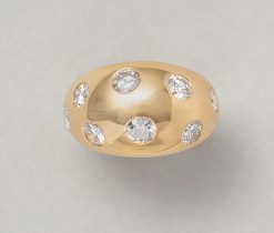 Van Cleef & Arpels diamond and gold ring