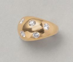 Van Cleef & Arpels diamond and gold ring