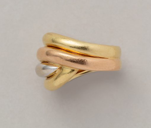 gold Fred Paris knot ring