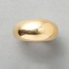 An 18 carat yellow gold smooth bombé ring, signed and numbered: 180756 - 750, Chaumet Paris. France. weight: 15.46 g ring size: 18 / US 7 3/4 width: 6 - 12 mm