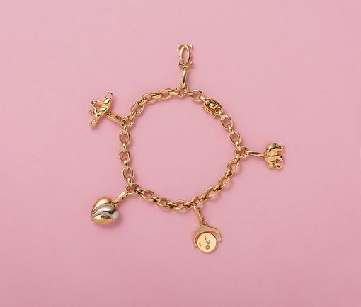 gold cartier charm bracelet