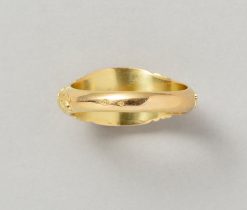 18k gold French signet ring
