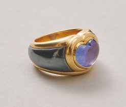 bulgari sapphire heart ring