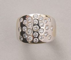 hermes diamond and gold ring