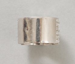 diamond and white gold ring