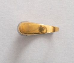 bi-color gold Bulgari ring