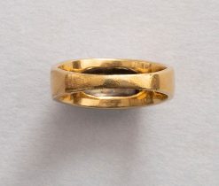 bi-color gold Bulgari ring