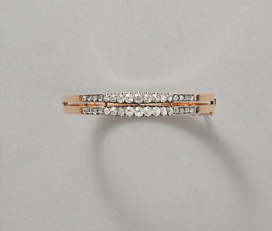 Victorian and Diamond Bangle