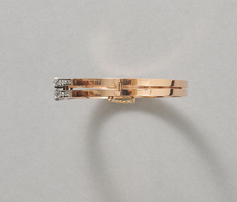gouden armband met diamant - Afbeelding 2