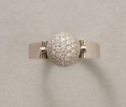 platina ring met diamant