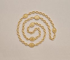 Gold Cartier Georges Lenfant Long chain