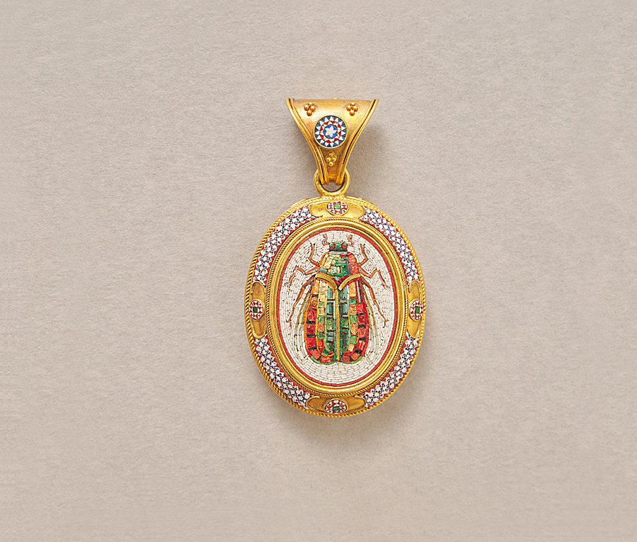 revival scarab pendant