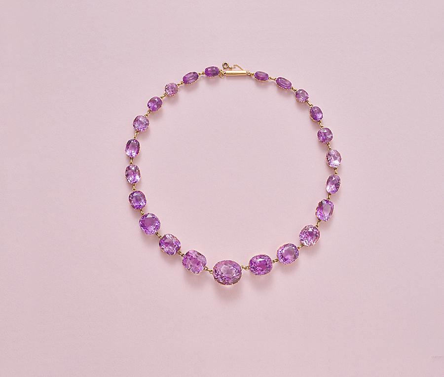 victorian amethyst necklace