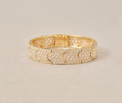 Cartier Arcadie gold and diamond bracelet