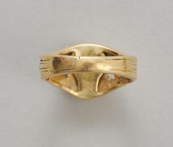 gouden leeuw ring met diamant - Image 3