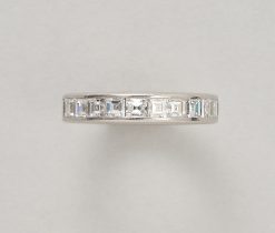platina eternity ring met diamant