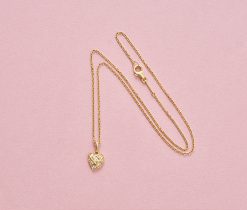hart hanger met diamant - Afbeelding 4