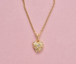cartier heart pendant