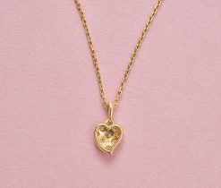 cartier heart pendant