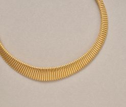 gouden tubogaz collier - Afbeelding 2