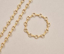 gouden ketting en armband - Afbeelding 2