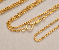 antique 18k gold chain