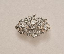 giardinetto rose cut diamond brooch