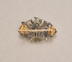 giardinetto rose cut diamond brooch