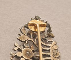 giardinetto rose cut diamond brooch