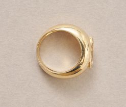 gouden ring met diamant - Afbeelding 3