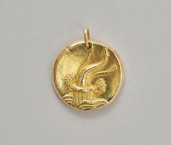 aquarius zodiac pendant