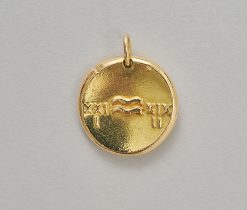 aquarius zodiac pendant