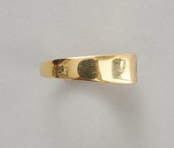 gouden ring met diamant - Afbeelding 3