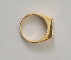 gouden ring met diamant - Afbeelding 4