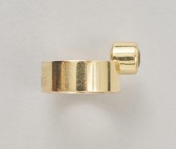 gouden band ring met citrien - Afbeelding 3