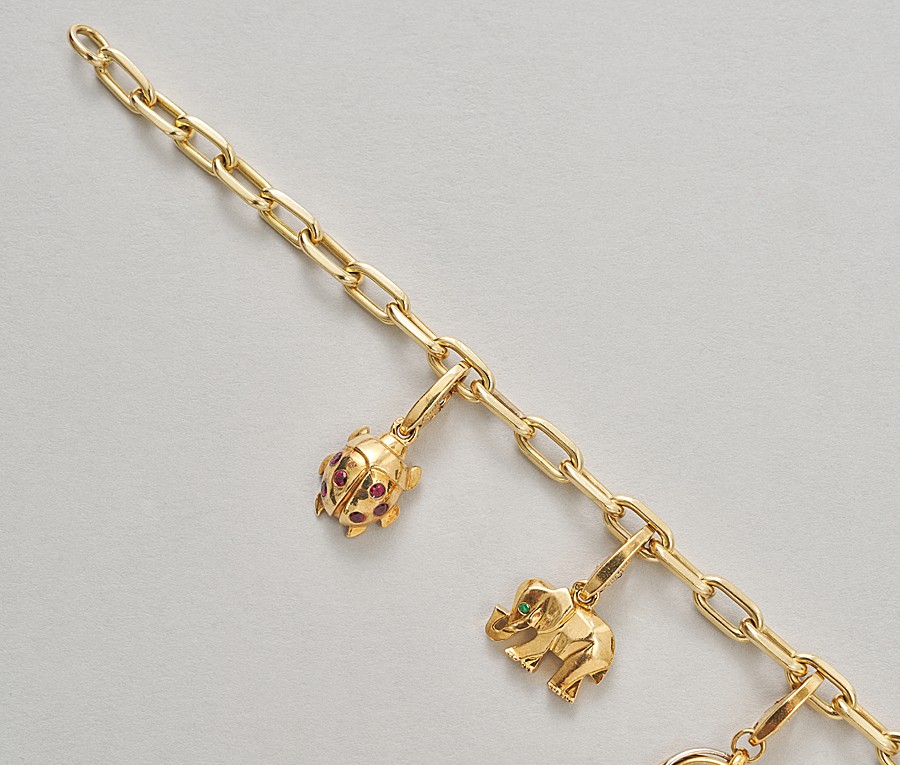 gouden bedelarmband - Afbeelding 4