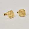 gold tiffany cufflinks