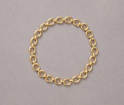 18k gold cartier baignoire collier