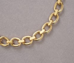 18k gold cartier baignoire collier