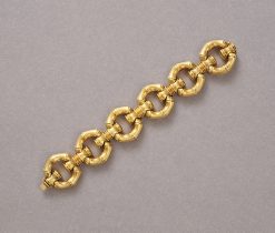 gold bamboo bracelet