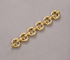 gouden bamboe armband - Afbeelding 2