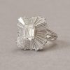 platinum and diamond Ballerina ring