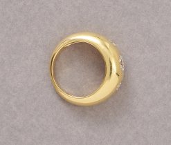 gouden ring met diamant - Afbeelding 3