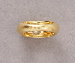 gouden ring met diamant - Afbeelding 2