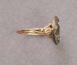 gold paste cluster ring - Image 2